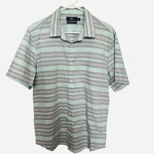 Vineyard Vines Men's Striped Slim Fit Murray Button-Up Shirt Multicolor SZ Large